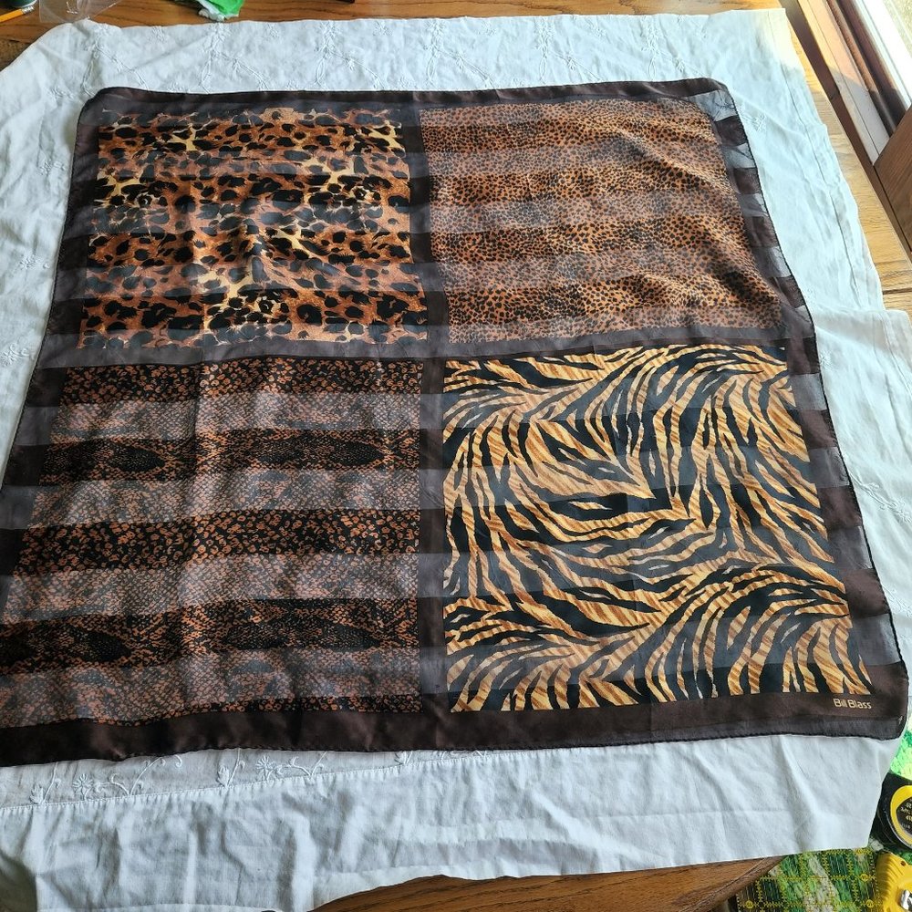 Bill Blass Animal Print Scarf